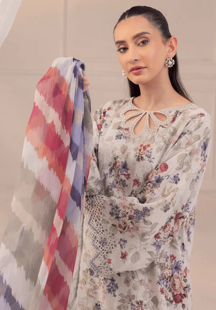 Lulusar Silk 3 Piece | LR105 Laiba Rauf