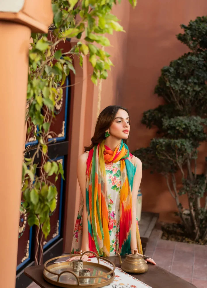 Lulusar Silk 3 Piece | LR108 Laiba Rauf