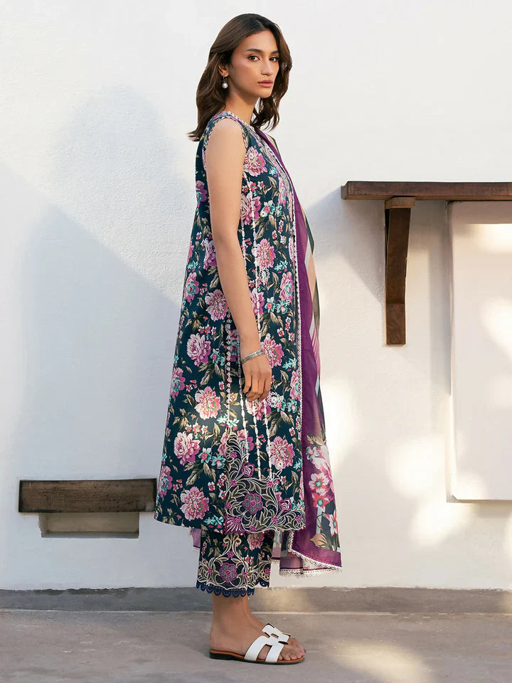 Lulusar Silk 3 Piece | LR107 Laiba Rauf