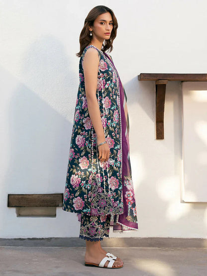 Lulusar Silk 3 Piece | LR107 Laiba Rauf
