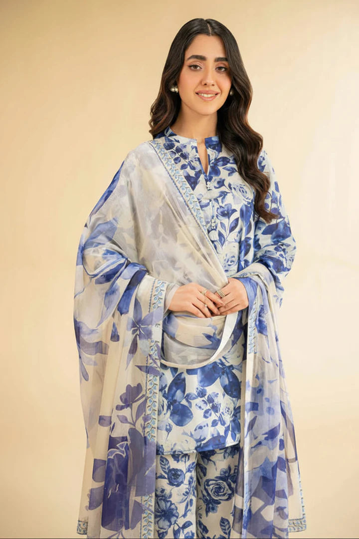 Nishat Linen 3 Piece | NT100 Laiba Rauf