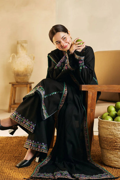 Zara Dhanak Embroidered 3 Piece | ZR102 Laiba Rauf