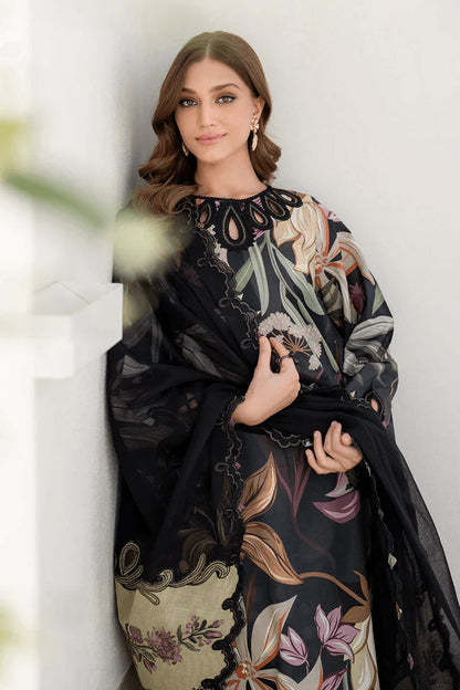Baroque Linen Embroidered 3 Piece | BQ112 Laiba Rauf