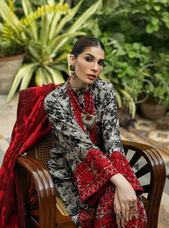 Lulusar Silk 3 Piece | LR106 Laiba Rauf