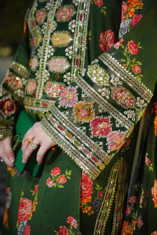 Aneela Shamoz Silk Embroidered 3 Piece | AN105 - Trendy Casual Outfits - Laiba Rauf