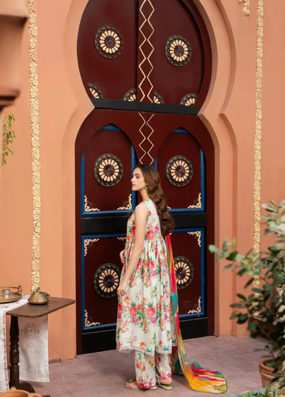 Lulusar Silk 3 Piece | LR108 Laiba Rauf