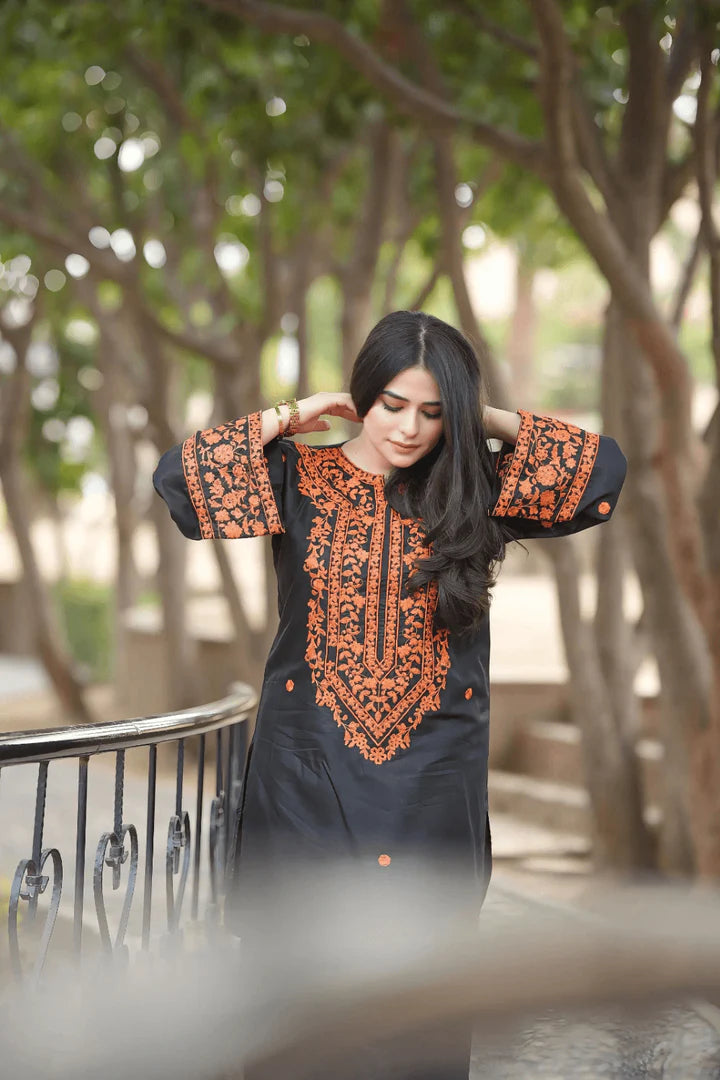 Asimjofa Dhanak Embroidered 2 Piece | AJ100 Laiba Rauf