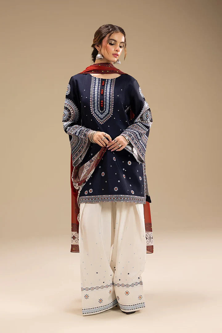 Jazmin Dhanak Embroidered 3 Piece | JZ103 | Trendy Casual Outfits - Laiba Rauf