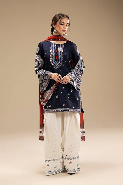 Jazmin Dhanak Embroidered 3 Piece | JZ103 | Trendy Casual Outfits - Laiba Rauf