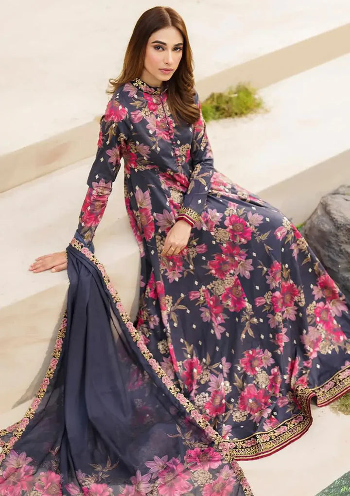 Maria.B. Silk Embroidered 3 Piece | MB105 Laiba Rauf