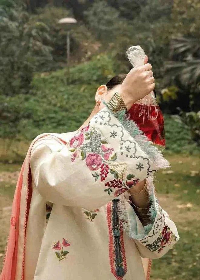 Zara Dhanak Embroidered 3 Piece | ZR105 - Trendy Casual Outfits - Laiba Rauf