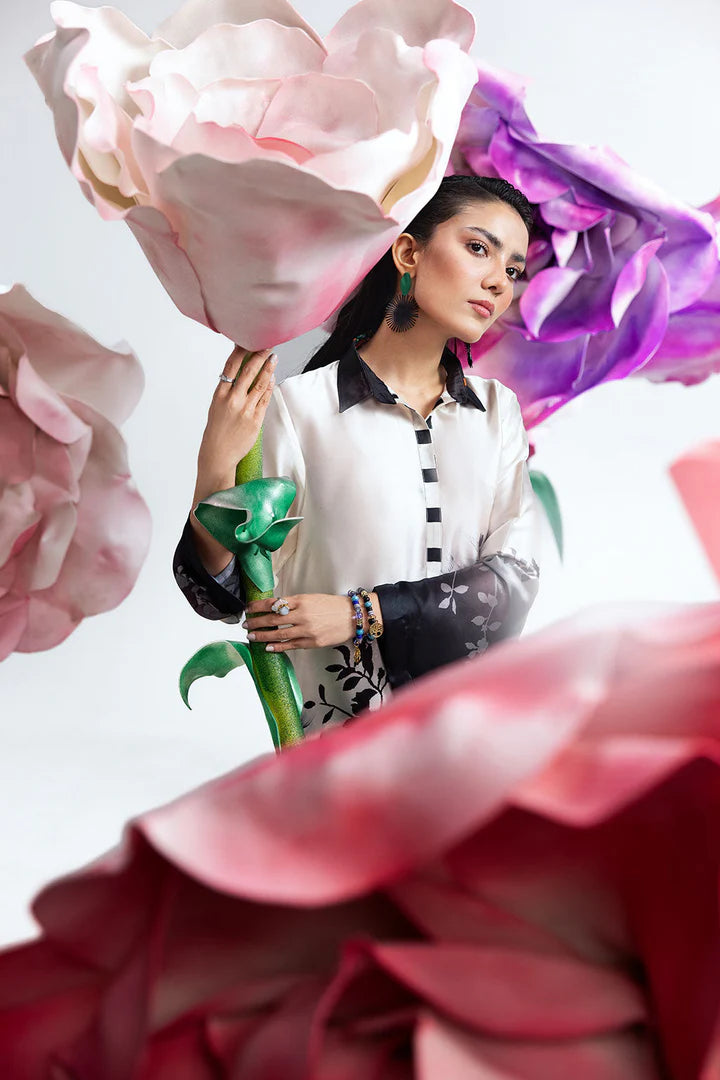Lulusar Silk 3 Piece | LR116 Laiba Rauf