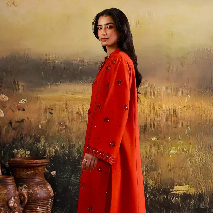 Kayseria Dhanak Embroidered 3 Piece | KY101 - Trendy Casual Outfits - Laiba Rauf