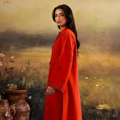 Kayseria Dhanak Embroidered 3 Piece | KY101 - Trendy Casual Outfits - Laiba Rauf