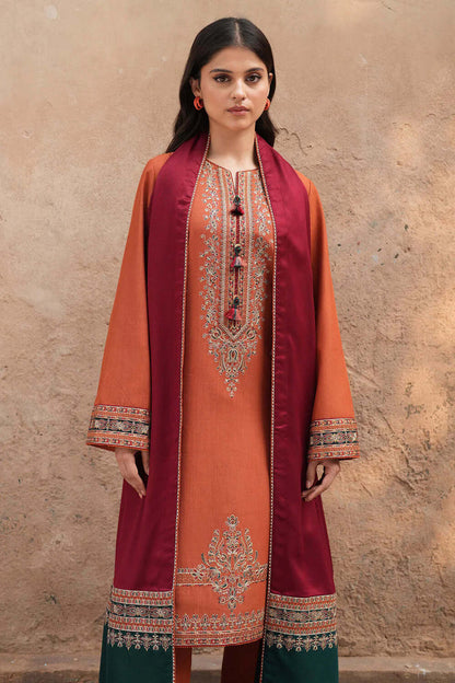 Jazmin Dhanak Embroidered 3 Piece | JZ102 - Trendy Casual Outfits - Laiba Rauf