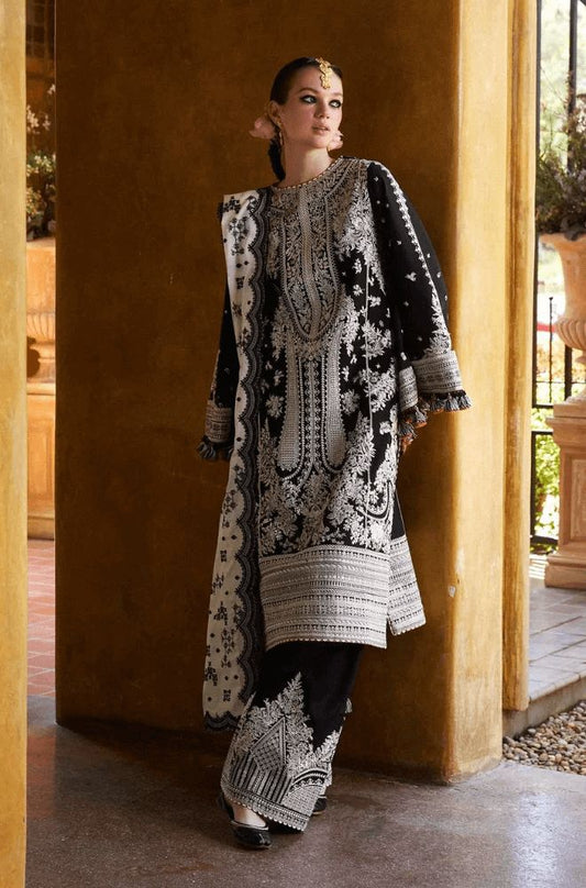 Charizma Dhanak Embroidered 3 Piece | CA100 - Trendy Casual Outfits - Laiba Rauf