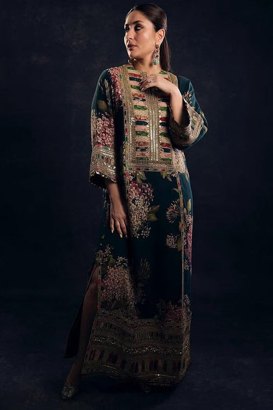 Aneela Shamoz Silk Embroidered 3 Piece | AN107 - Trendy Casual Outfits - Laiba Rauf