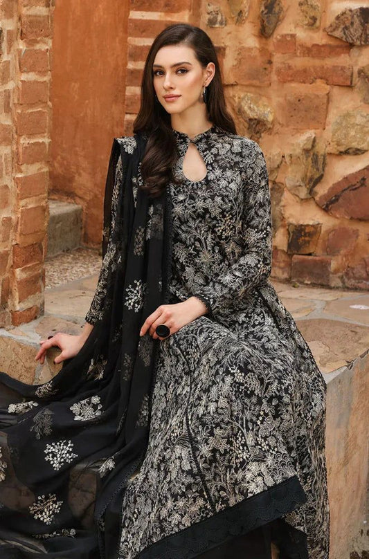 Bareeze Dhanak Embroidered 3 Piece | BZ100 - Trendy Casual Outfits - Laiba Rauf