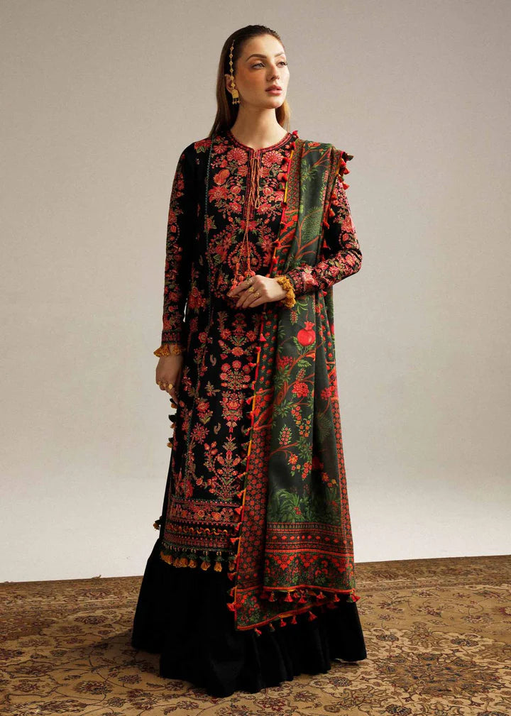 Hussain Rehar Dhanak Embroidered 3 Piece | HR101- Trendy Casual Outfits - Laiba Rauf