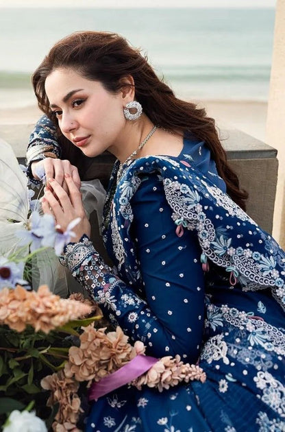 Qalamqar Dhanak Embroiderd | QR5108 - Trendy Casual Outfits - Laiba Rauf