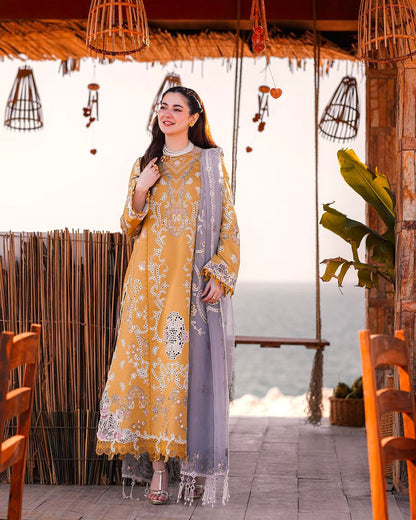 Crimson Dhanak 3pc Casual Winter Collection| CN-7056 - Trendy Casual Outfits - Laiba Rauf