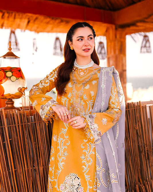 Crimson Dhanak 3pc Casual Winter Collection| CN-7056 - Trendy Casual Outfits - Laiba Rauf