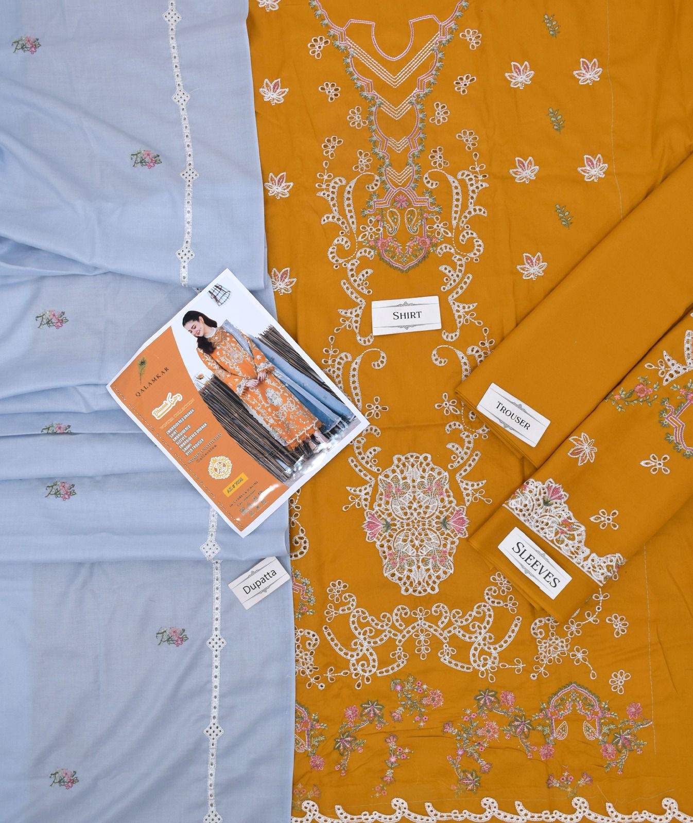 Crimson Dhanak 3pc Casual Winter Collection| CN-7056 - Trendy Casual Outfits - Laiba Rauf