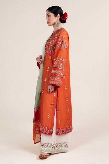 Zara Dhanak Embroidered 3 Piece | ZR111- Trendy Casual Outfits - Laiba Rauf