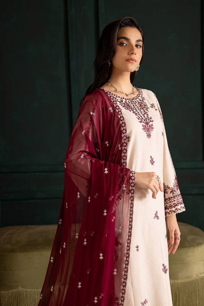 Batik Dhanak Embroidered 3 Piece | BK103- Trendy Casual Outfits - Laiba Rauf