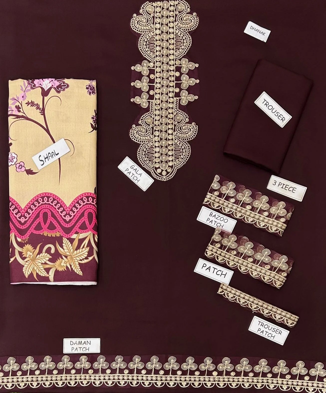 Maryam.N.M Dhanak Embroidered 3 Piece | MM100- Trendy Casual Outfits - Laiba Rauf