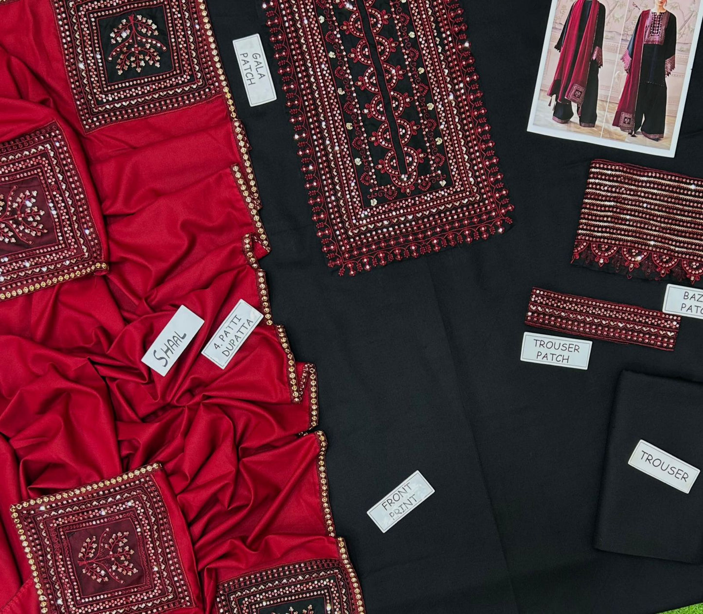 Vanya Dhanak Embroidered 3 Piece | VA100 - Trendy Casual Outfits - Laiba Rauf