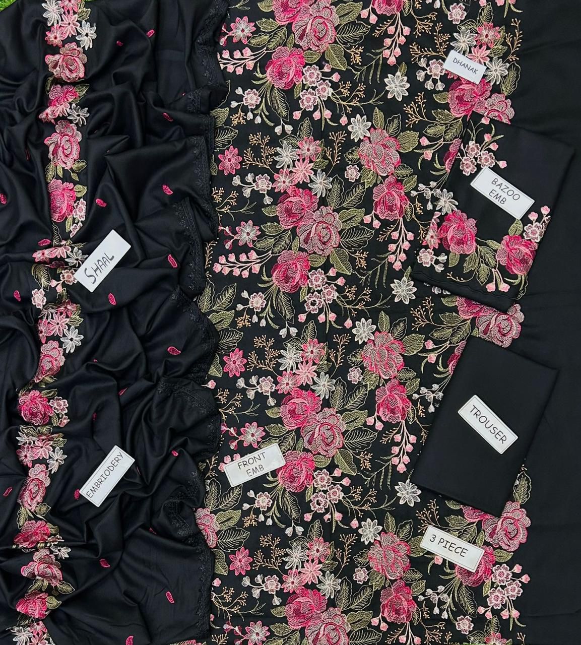 Bareeze Dhanak Embroidered 3 Piece | BZ105 - Trendy Casual Outfits - Laiba Rauf