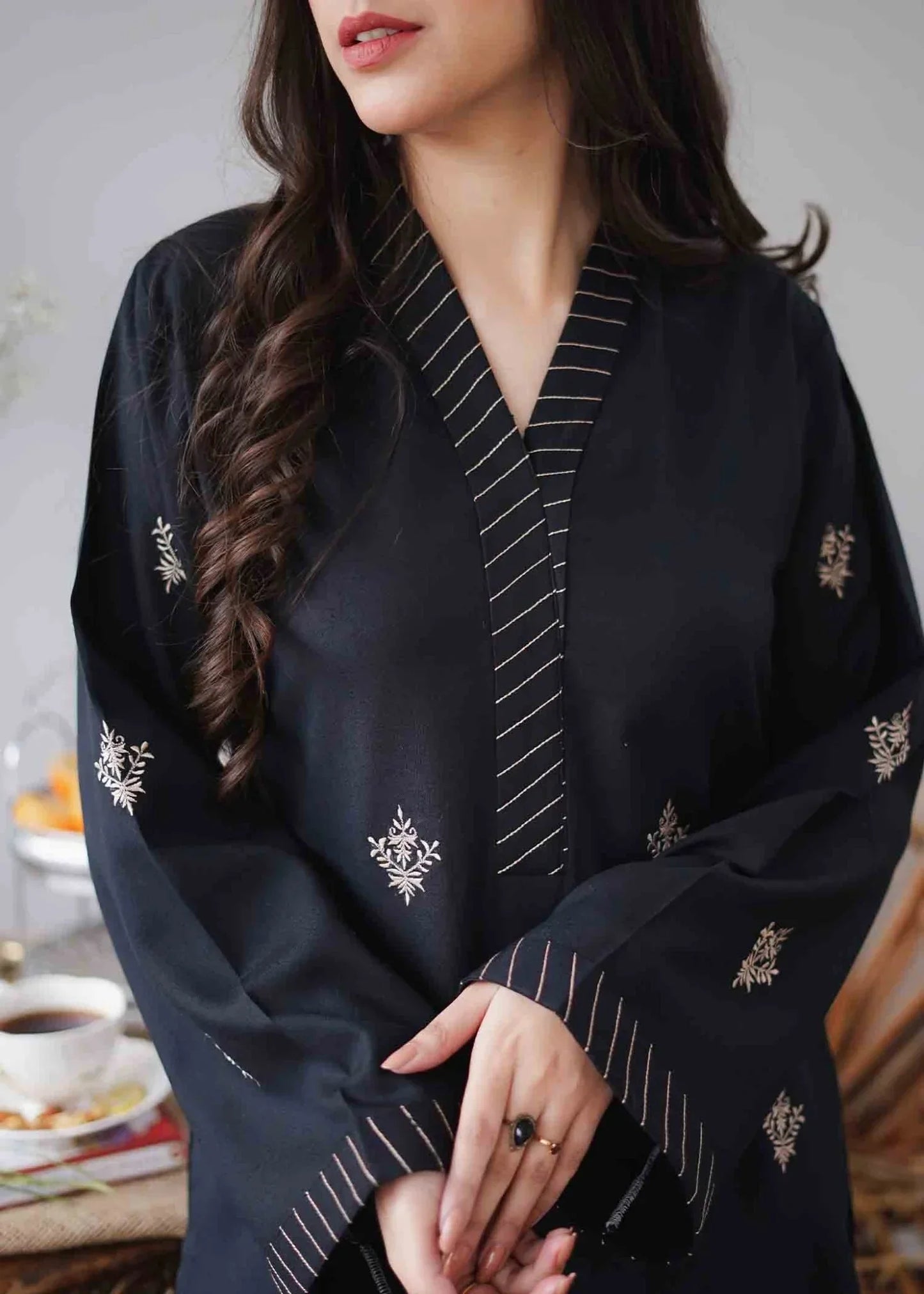 Aisling Dhanak Embroidered 3 Piece | AL102 - Trendy Casual Outfits - Laiba Rauf