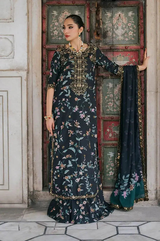 IZNIK Embroidered Linen 3 Piece Digital Printed | IZ100 My Store